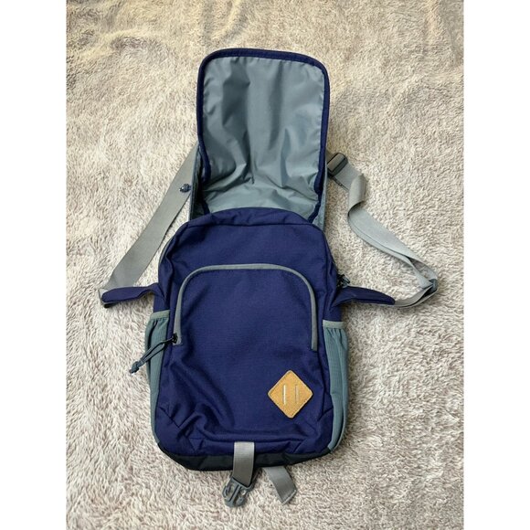 L.L. Bean Classic Campus Electronic Tablet Bag Crossbody Blue - Picture 6 of 16